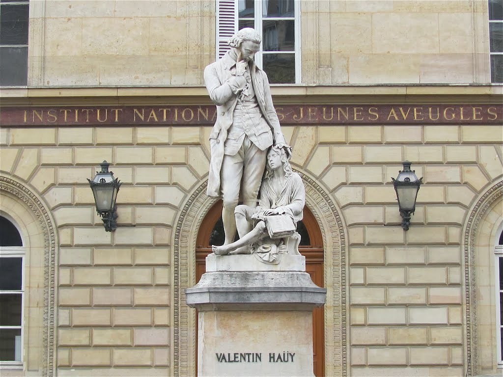 statue de Valentin Haüy